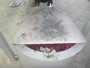 Ungeeignete M�llbeh�lter