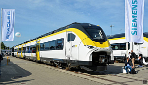 K�nftig sollen auf den Haller-Willem-Gleisen Mireo-Batteriez�ge von Siemens verkehren. | � CCBY-SA4.0/Nelso Silva