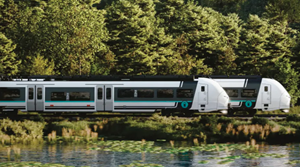 Akku-Züge vom Typ Siemens Mireo (hier in der Visualisierung) sollen ab Dezember 2029 im Netz nördliches Westfalen fahren – und damit auch auf der Linie RB75 Osnabrück-Bielefeld.Foto: Siemens Mobility / Rock Rail NnW Akku-Züge vom Typ Siemens Mireo (hier in der Visualisierung) sollen ab Dezember 2029 im Netz nördliches Westfalen fahren – und damit auch auf der Linie RB75 Osnabrück-Bielefeld.Foto: Siemens Mobility / Rock Rail NnW