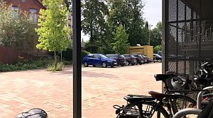 Reichen die Parkpltze am Sutthauser Bahnhof, wenn der Haller Willem knftig sein Angebot verdoppelt? FOTO: ANKE HERBERS-GEHRS